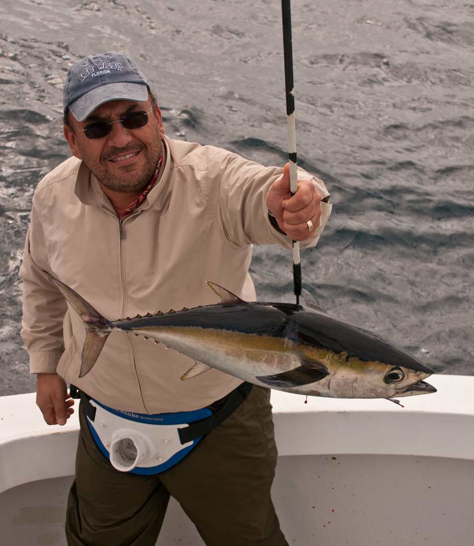 Eduardo Abed with a nice fat Blackfin Tuna